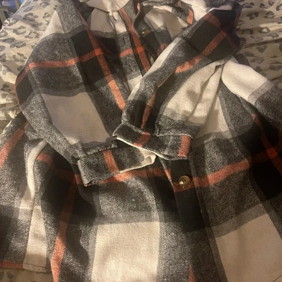 SHEIN Black and Cream Pleated Mini Skirt Casual A-Line - Picture 5 of 5